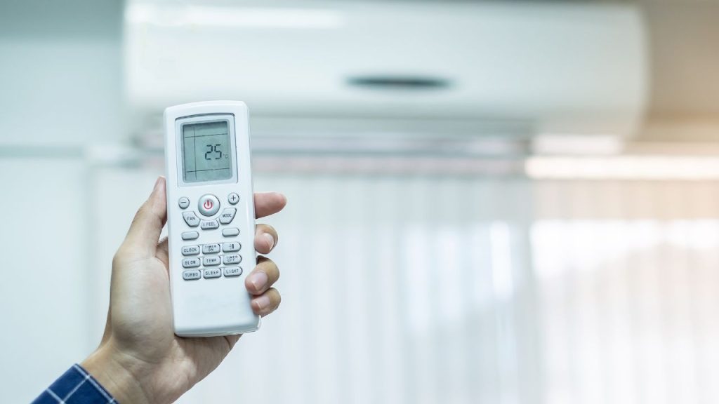 an air conditioning remote